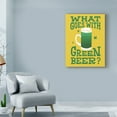thumbnail image 3 of Trademark Fine Art 'Green Beer Cake I' Canvas Art by Michael Mullan, 3 of 3