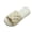 Beige, variant on Womens Slides Pink Checkered Plaid Fuzzy Slippers Open Toe House Shoes Soft Fluffy Plush Slip-On Indoor Outdoor Anti-Slip Sole Spa Bedroom Loungewear Cute Aesthetic Gift