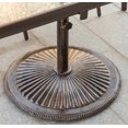 thumbnail image 4 of Gardenised QI003818 Outdoor Antique Cast Iron Umbrella base Holder, 49 lbs Bronze Large, 4 of 15