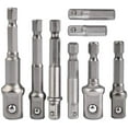 thumbnail image 1 of Adaptador de enchufe CARBONLIKE, juego de 8 piezas, adaptador hexagonal de 1/4 pulgadas, para enchufe de 1/4 ", 3/8", 1/2 " ZefeiWu 8390614815919, 1 of 1