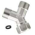 thumbnail image 2 of 1Pc Copper Dishwasher Washing Machine Tap Y Dual Splitter 1/2\" Hot, 2 of 8