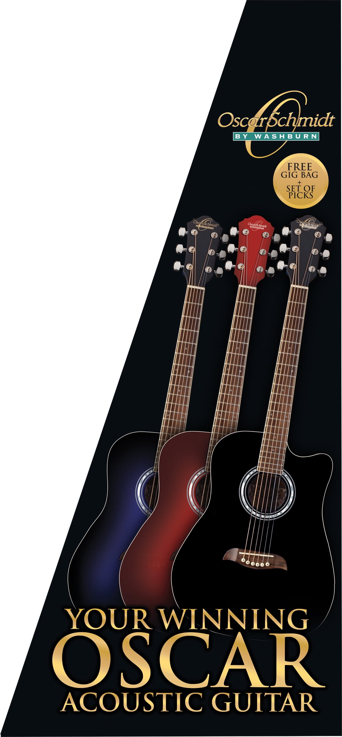 washburn oscar schmidt acoustic guitar od45crdbpak washburn oscar schmidt acoustic guitar od45crdbpak
