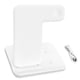 thumbnail image 1 of Cargador inalámbrico 3 en 1 Reemplazo del muelle de la estación de carga rápida para IOS Watch Reemplazo del teléfono para auriculares Airpods2, Blanco Advancent EL001555-02B, 1 of 2