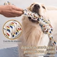 thumbnail image 4 of Juguete Peluche wishkit Gris con Cuerda para Limpieza Dental para Perro, 4 of 7