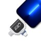 thumbnail image 4 of Plug and Play adecuado para teléfonos móviles Apple Android Lector de tarjetas multifunción cuatro en uno Tarjeta TF multifunción Tarjeta SD, 4 of 5