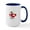 White/Navy Inside, variant on CafePress - MARDI GRAS CAJUN CRAWFISH Mugs - 15 oz Ceramic Large White Novelty Mug