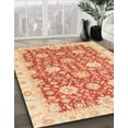 thumbnail image 2 of Ahgly Company Indoor Rectangle Abstract Orange Red Oriental Area Rugs, 3' x 5', 2 of 6
