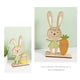 thumbnail image 3 of Bewildely Adornos de conejo de Pascua, decoraciones de para fiesta en casa, de escritorio de conejito, accesorios de exhibición para Kits de decoración para fiestas Zanahoria, 3 of 6