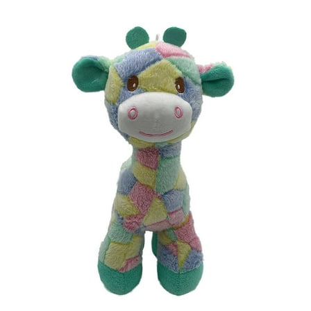 Rainbow Giraffe Plush Toy, 7.87Inch Soft Stuffed Animal - Plush Pillow Huggable, Gifts for Girls and Boys
