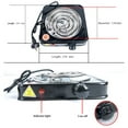 thumbnail image 4 of Horno eléctrico Hogar Mini Quemador de un solo disco Placa caliente portátil Horno de incienso para Tomshoo  Horno eléctrico, 4 of 7