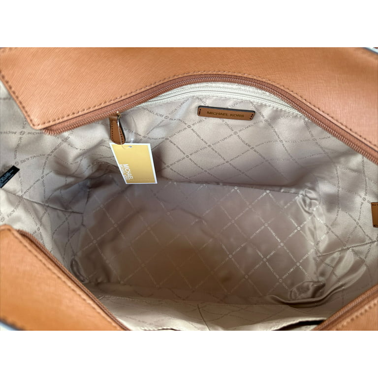 Michael Michael Kors Jet Set Large Color Block Saffiano Leather Tote Bag