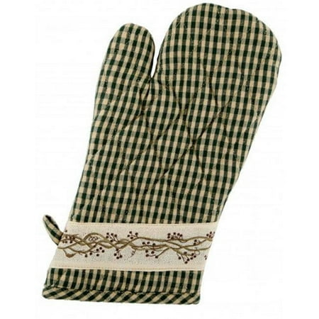 

Mr. MJs Trading AG-38297S-2 Oven Mittens Berryvine Green - Set of 2