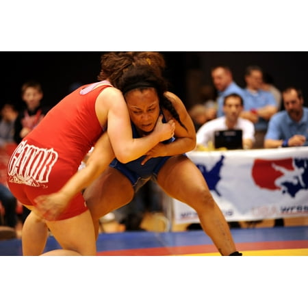 - LAMINATED POSTER Wrestling Competition Athletes Match Strength Poster Print 24 x 36