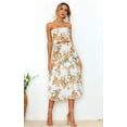 thumbnail image 2 of blouse Florale pour Femmes, Jupe maxi Costume Robe, 2 of 7