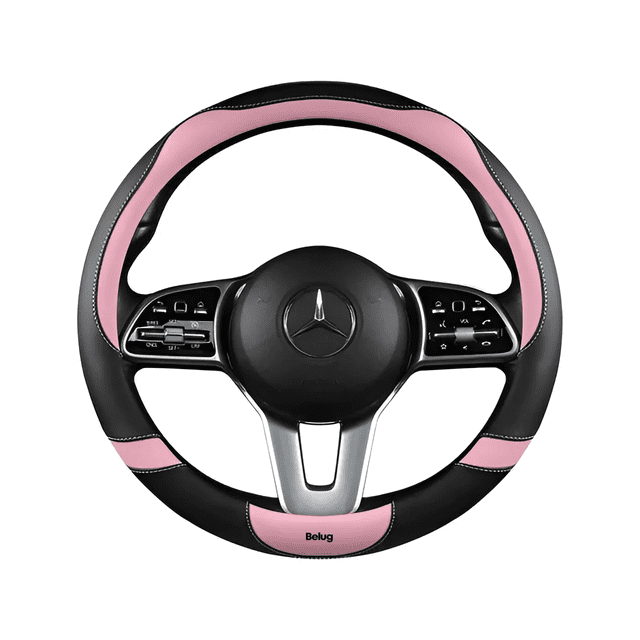 Funda Protector Cubre Volante Belug, Rosa con Negro