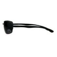 thumbnail image 3 of Mens Rimless Warp Sport Sunglasses With Bifocal Reading Lenses All Black 2.0, 3 of 4