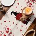 thumbnail image 3 of Red Valentines Table Runner 72 Inches, Red Love Heart Tree Rustic Bed Runner Dresser Scarves Tabletop for Indoor Outdoor Parties/Ceremony/Banquet, 16" x 72", 3 of 8