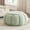 Green, variant on Hobooment 34" Oversized Round Teddy Ottoman Plush Upholstered Cocktail Ottoman Versatile Coffee Table & Foot Rest Combo Soft Faux Fur, for Living Room Bedroom, Black