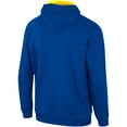 thumbnail image 3 of Men's Colosseum Royal Delaware Fightin' Blue Hens Team Half-Zip Pullover Hoodie, 3 of 3