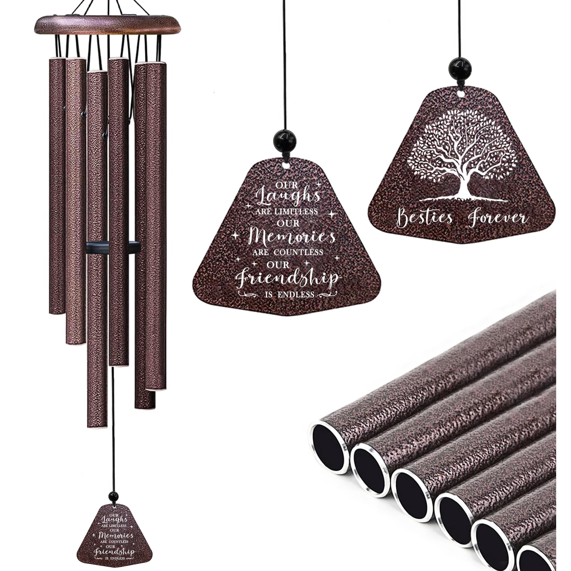 50th Anniversary Wedding Gifts Happy 50th Anniversary Decorations Best 50 Anniversary s Ideas Gifts for Couple Parents Wife Husband Golden 50 Years of Marriage Keepsake Wind Chimes 32