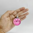 thumbnail image 4 of 24pcs Christmas Tree Baubles - 1.57in Balls for Christmas Tree Hanging, Home Party Decor, Vibrant Colors, Durable Plastic, Lightweight & Easy to Hang, Adds Festive Look to Any Tree, Pink, 4 of 6