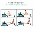 thumbnail image 4 of Gymax Water Rowing Machine Home Water Rower Adjustable Resistance LCD Monitor Fitness, 4 of 10