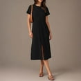 thumbnail image 3 of Robe d'Été pour Femme Dégradé Sans Manches à Col en V Maxi, 3 of 7