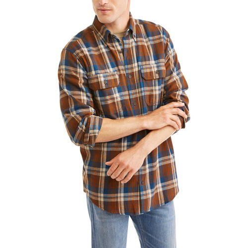 Long Sleeve Flannel Shirt - Walmart 