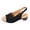 A-Black487, variant on Womens Flat Sandals Minimalist Soft Flexible Open Toe Elastic Slingback Footbed Suade Flat Sandals Summer Daily Wear Sandals