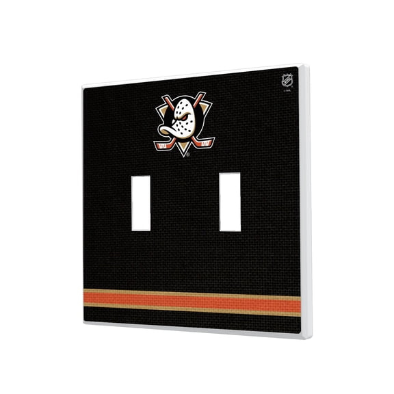Anaheim Ducks Double Toggle Lightswitch Plate