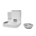 thumbnail image 1 of Comedero automático para mascotas, juego de tazones de agua y comida, estación de alimentació mascotas, dispensador de agua y comida Gris Gloria Alimentador Automático, 1 of 5