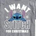 thumbnail image 3 of Lilo & Stitch - I Want A Stitch For Christmas - Men's Short Sleeve Graphic T-Shirt, 3 of 5