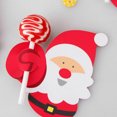 thumbnail image 3 of Cateissary 50 unids/lote de tarjetas de piruleta de papel de Papá Noel, invitaciones DIY, piruleta, paquete de regalo, decoración, regalos de Navidad, Kits de decoración para fiestas Papá Noel Cateissary HA001849-01, 3 of 6