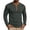 Dark Gray1, variant on Kojnayu Men Long Sleeve Button Henley Shirts Big & Tall Contrast Trim Workout Slim Tops Casual Stretchy Muscle Tee S-3XL