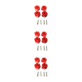 thumbnail image 4 of maskred 4pcs/set 5MM en Alliage d'Aluminium Roue Adaptateur Support pour 1/10 AXIAL SCX10 Durable en Alliage d'Aluminium Roue Adaptateur Rouge 3Set, 4 of 6