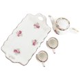 thumbnail image 4 of 1 Set of Play Tea Set for Toddler Miniature Teaware Prop Ceramic Small Tea Set Mini House Accessories, 4 of 8