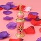 thumbnail image 5 of Frasco de perfume para mujer de 12 ml, estilo oriental, retro, de cristal antiguo, con diseño de flor de vid, vacío, para aceite esencial, decoración de boda (dorado y rosado)., 5 of 7