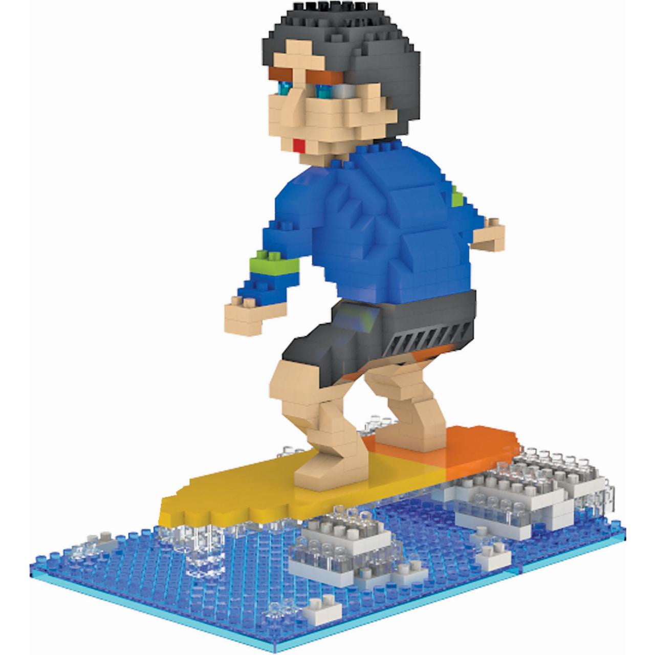 Hawaiian Collectible Mini Building Block Surfer