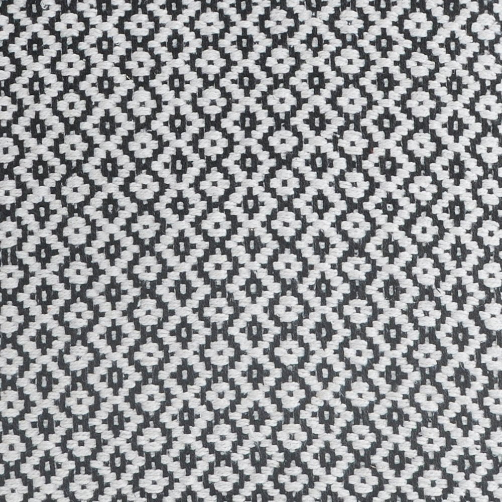 LR Home Insignia Cotton Pillow Set of 2 in Gray/Ivory, 18" x 18"