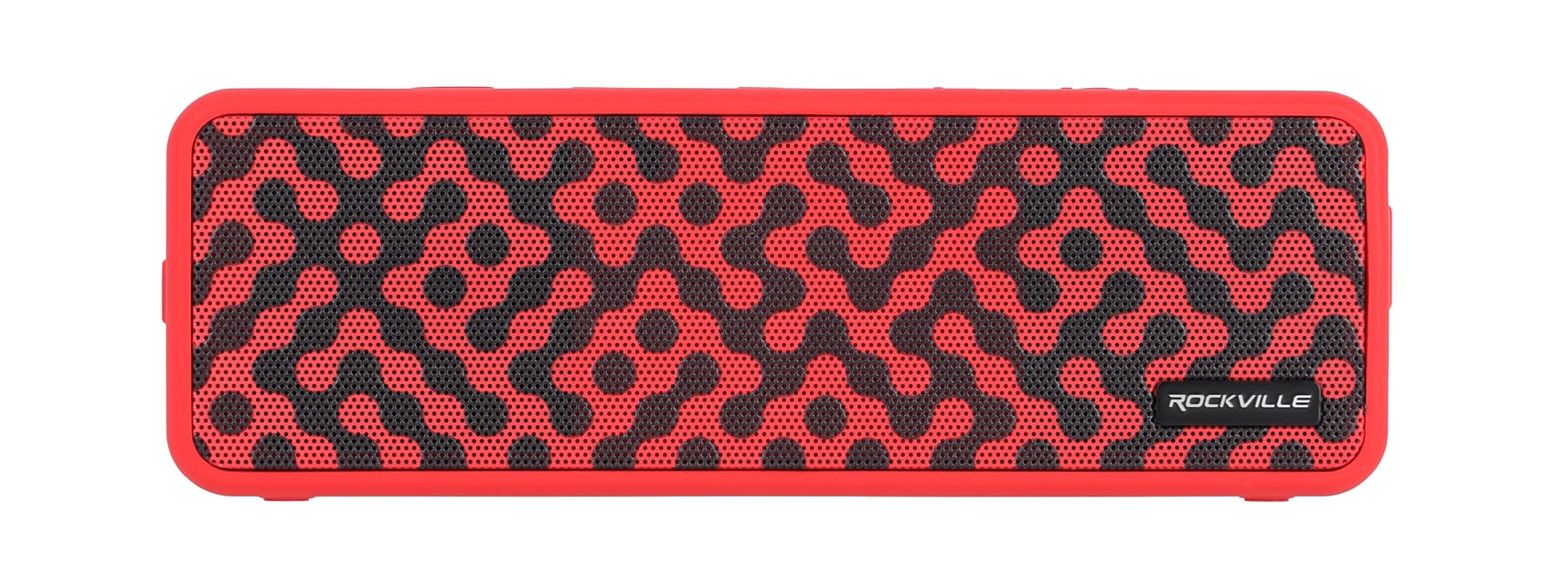 (2) Rockville Faze Red 50w Portable Bluetooth Speakers w/TWS Wireless Linking
