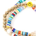 thumbnail image 4 of Smiley Face Stackable Bracelets 3 Set, 4 of 8