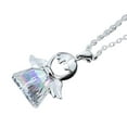 thumbnail image 2 of Silver Angel Necklace Sweet Love Guardian Angel Crystal Pendant Jewelry Necklace Birthday Birthstone Gifts for Women, 2 of 7