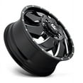thumbnail image 2 of Fuel 1PC Aluminum Rim D574 CLEAVER 20X8.25in Gloss Black Milled Finish, D57420829335, 2 of 3