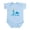 Sky Blue, variant on CafePress - First Birthday Whale Body Suit - Baby Light Bodysuit, Size Newborn - 24 Months