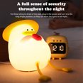 thumbnail image 3 of Cute Duck Night Light 3 Velocidades Funny Ducklings Lámpara Mesa Ornamento Regalo para (B), 3 of 9