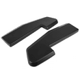 thumbnail image 5 of Ikon Motorsports Compatible with Universal Rear Bumper Lip V1 Style 2PCS Matte Black With 8 Screws - PP, 5 of 8