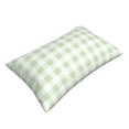 thumbnail image 3 of Bixox Pistachio Green Checkboard Printed Pillow Protector,Super Soft Ideal for Home,Guests,Rentals - 20"x30", 3 of 8