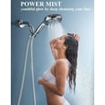 thumbnail image 3 of Bailu Handheld High-Pressure Multi-Function 7-Mode Shower Head with Built-in Powerful Washing for Tub, Tile and Pets, 5 Inch High Flow Handheld Rain Shower Head., 3 of 7