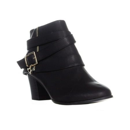 - Womens TS35 Tully Zip Up Block Heel Ankle Boots, Black