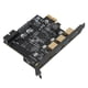 thumbnail image 1 of 5 PCIe 1x a la Tarjeta de Expansió USB 3XUSB3.0 2XTYPE C 19PIN 5 Tarjeta Adaptador de Expansió de Puertos para escritorio para PC, 1 of 7